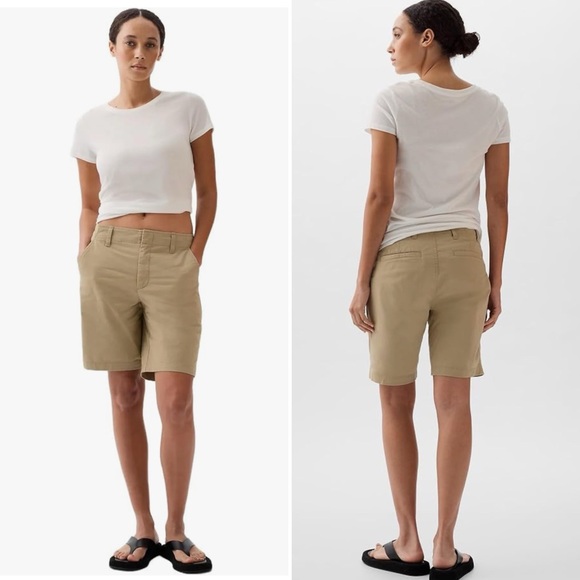 GAP Pants - NWT Gap Downtown Bermuda Shorts 9” Khaki